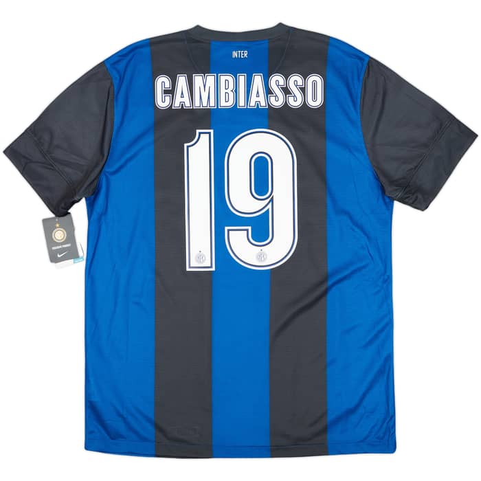 2012-13 Inter Milan Home Shirt Cambiasso #19 (L)