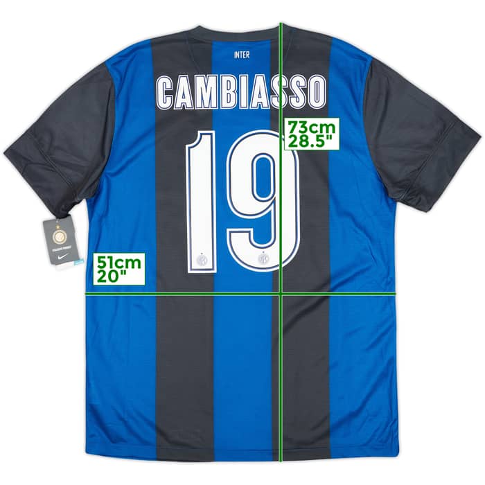 2012-13 Inter Milan Home Shirt Cambiasso #19 (L)