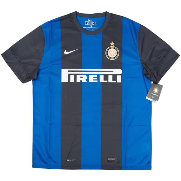 2012-13 Inter Milan Home Shirt Palacio #8 (XL)
