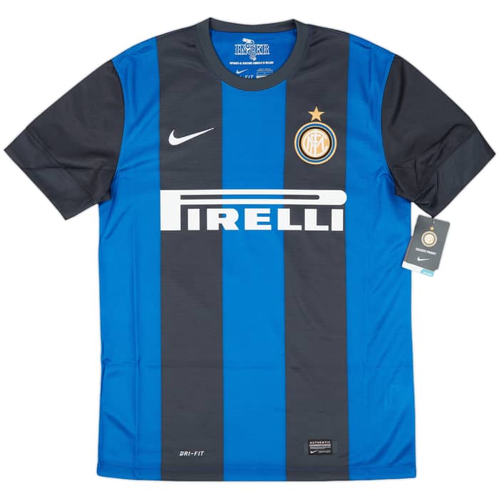 2012-13 Inter Milan Home Shirt Palacio #8 (M)
