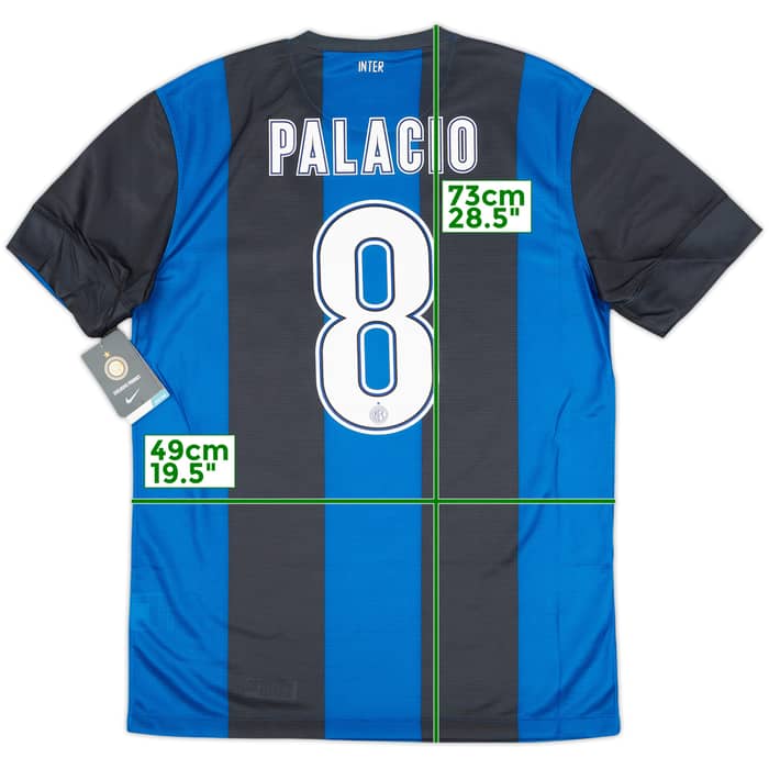 2012-13 Inter Milan Home Shirt Palacio #8 (M)