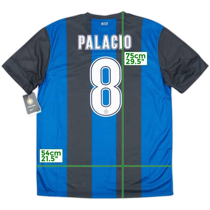 2012-13 Inter Milan Home Shirt Palacio #8 (L)