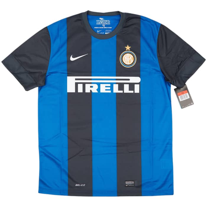 2012-13 Inter Milan Home Shirt Milito #22 (L)