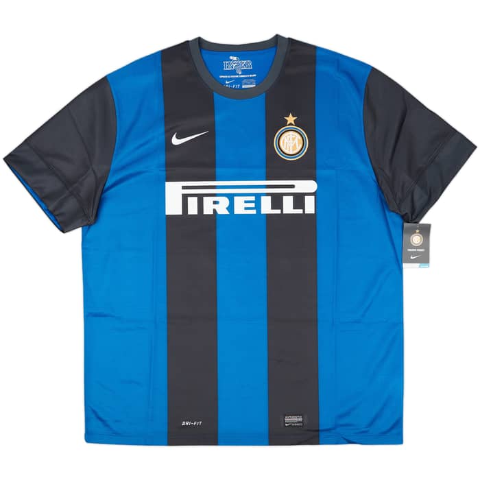 2012-13 Inter Milan Home Shirt Milito #22 (XXL)