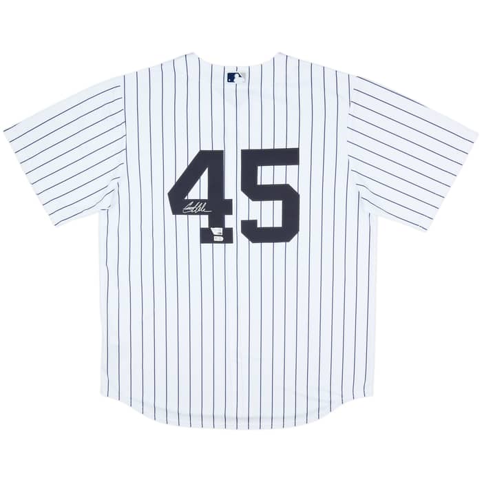 2020-24 New York Yankees Cole #45 Signed Nike Home Jersey (L)