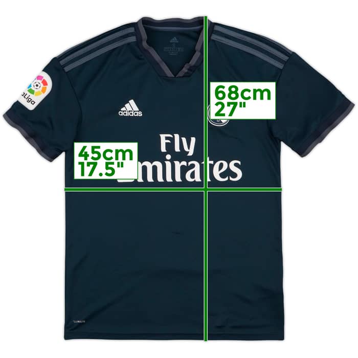 2018-19 Real Madrid Away Shirt - 7/10 - (S)