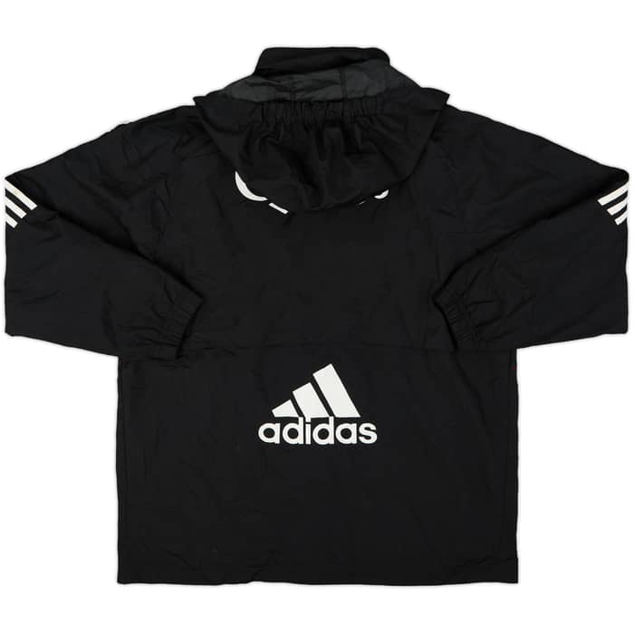 2007-08 Liverpool adidas Hooded Rain Jacket - 9/10 - (XL.Boys)