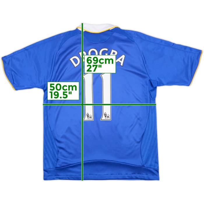 2008-09 Chelsea Home Shirt Drogba #11 - 8/10 - (XL.Boys)