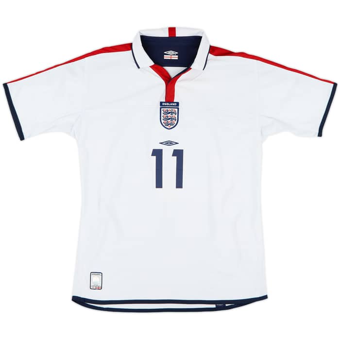2003-05 England Home Shirt Lampard #11 - 8/10 - (XL.Boys)