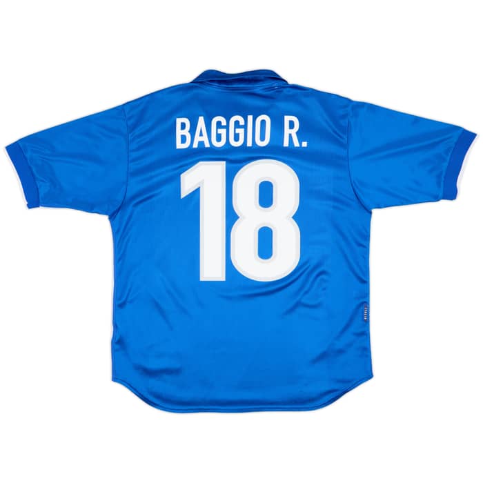 1997-98 Italy Home Shirt Baggio R. #18 - 6/10 - (L)