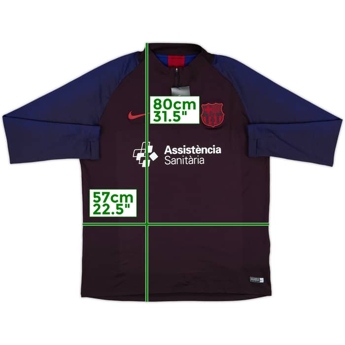 2019-20 Barcelona Nike 1/4 Zip Training Top (XL)