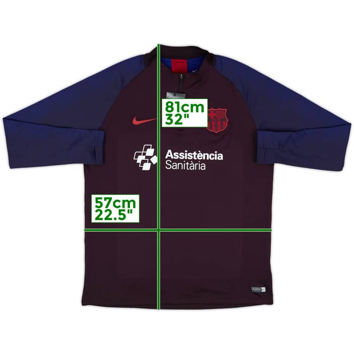 2019-20 Barcelona Nike 1/4 Zip Training Top (XL)