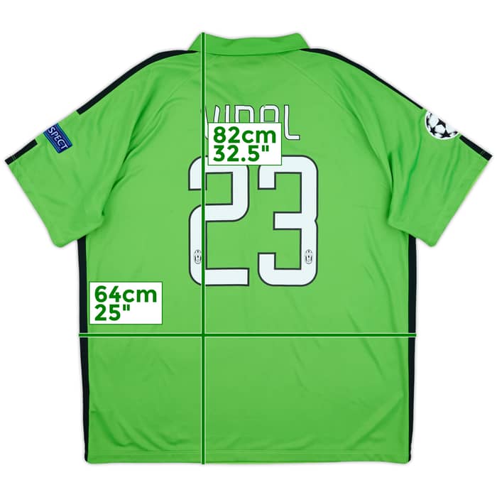 2014-15 Juventus Third Shirt Vidal #23 - 6/10 - (XXL)