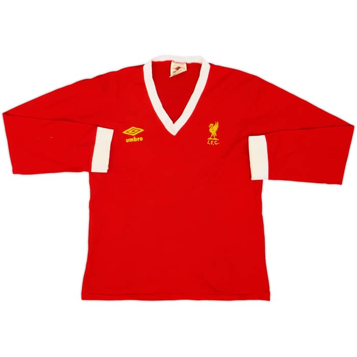 1976-79 Liverpool Home Shirt & Shorts - 8/10 - (S)