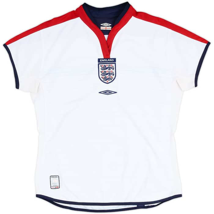 2003-05 England Home Shirt - 7/10 - (Women's M)