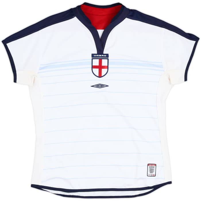 2003-05 England Home Shirt - 7/10 - (Women's M)