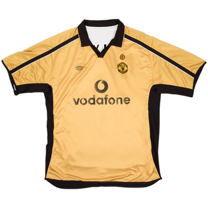 2001-02 Manchester United Centenary Away/Third Shirt Beckham #7 - 6/10 - (XL)