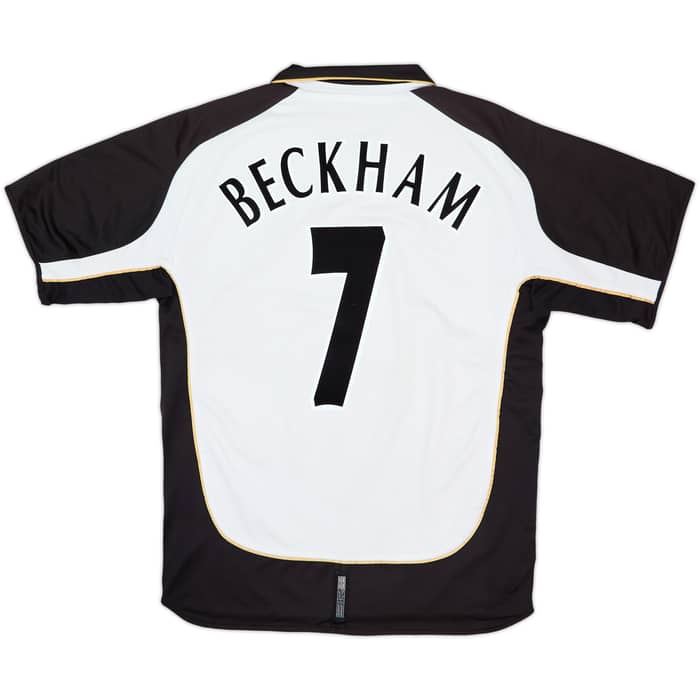Camiseta de visitante/tercera equipación Centenario del Manchester United 2001-02 Beckham #7 - 5/10 - (L)