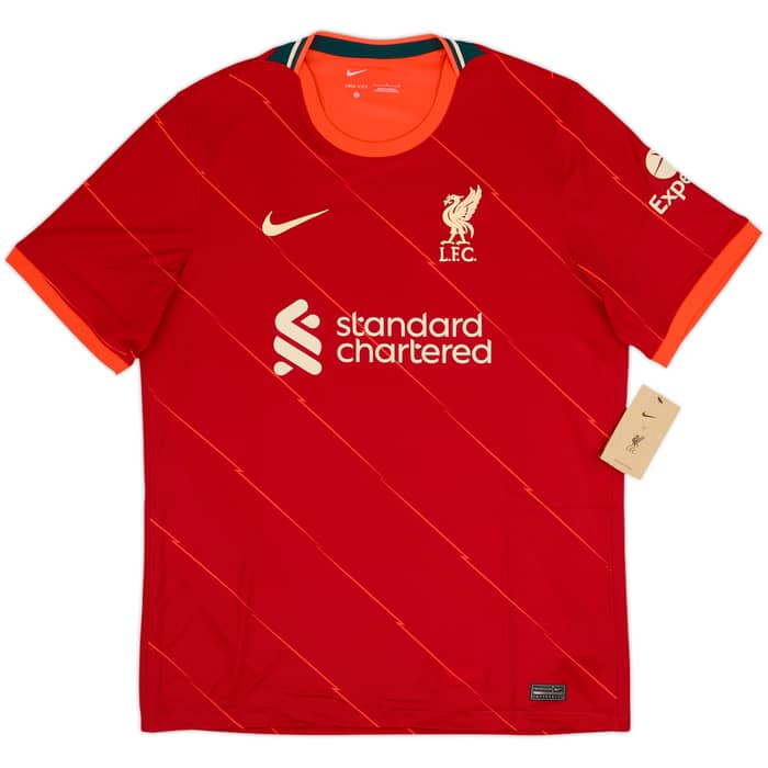 2021-22 Liverpool Home Shirt Virgil #4 (L)