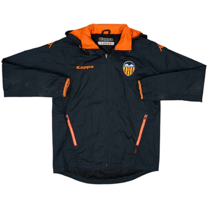 2009-10 Valencia Kappa Chaqueta de lluvia con capucha - 5/10 - (L)