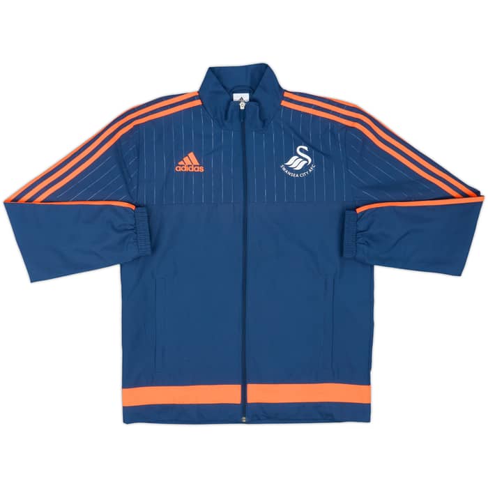 2014-15 Swansea adidas Tracksuit - 10/10 - (S)