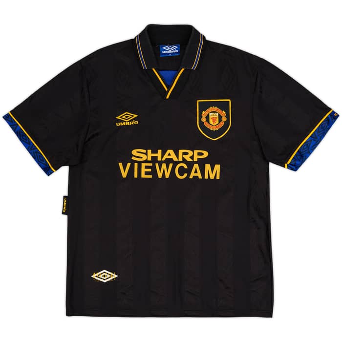 1993-95 Manchester United Camiseta de visitante Cantona #7 - 8/10 - (M)
