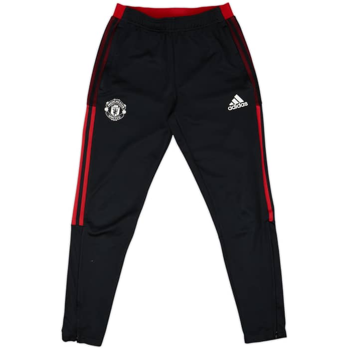 2021-22 Manchester United adidas 1/4 Zip Tracksuit - 8/10 - (S)