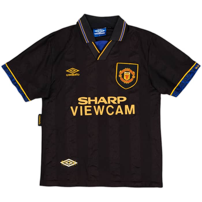 1993-95 Manchester United Camiseta Visitante Cantona #7 - 8/10 - (S)
