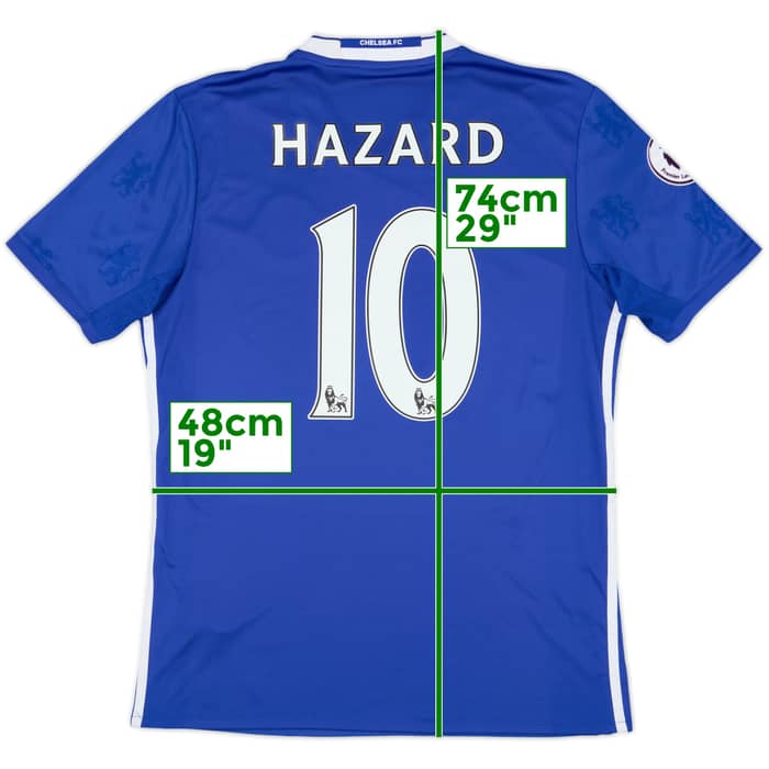 2016-17 Chelsea Camiseta Local Hazard #10 - 5/10 - (M)