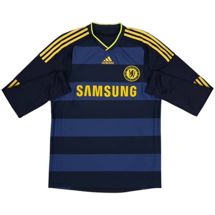 2009-10 Chelsea Player Issue Away L/S Shirt Drogba #11 - 8/10 - (M)