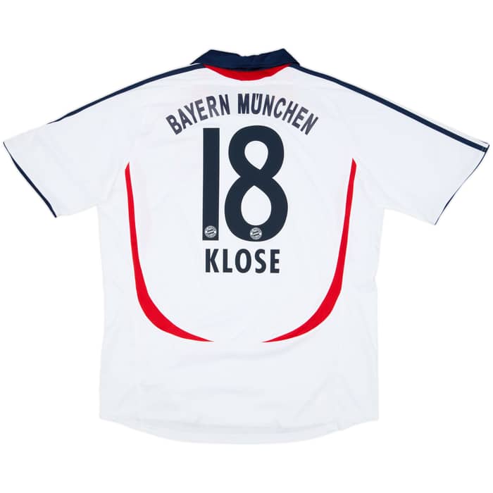 2006-07 Bayern Munich Camiseta Visitante Klose #18 - 8/10 - (XL)