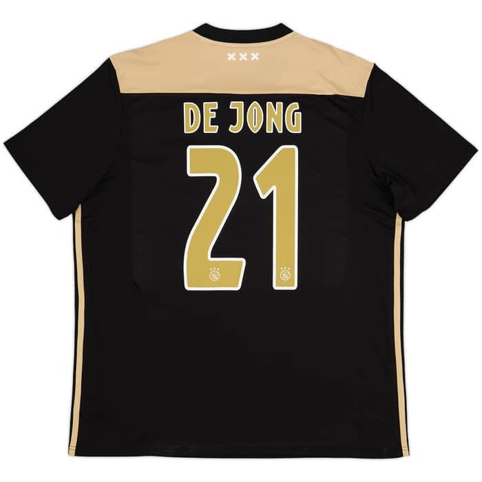 2018-19 Ajax Away Shirt De Jong #21 - 10/10 - (XL)