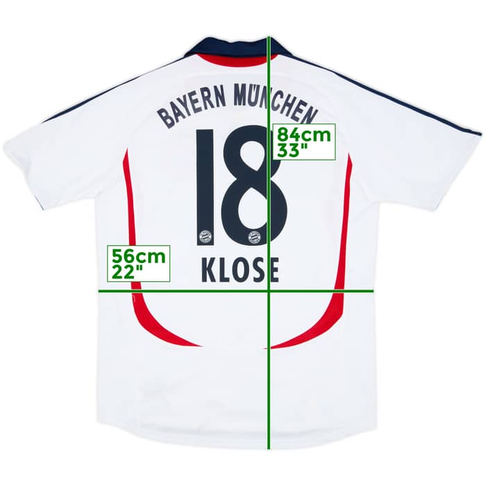 2006-07 Bayern Munich Away Shirt Klose #18 - 7/10 - (L)