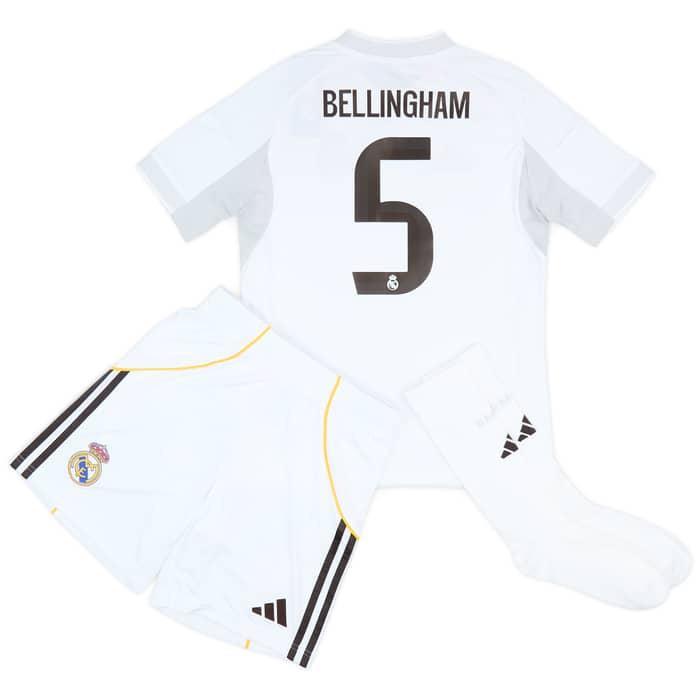2025-26 Real Madrid Home Full Kit Bellingham #5 (KIDS)