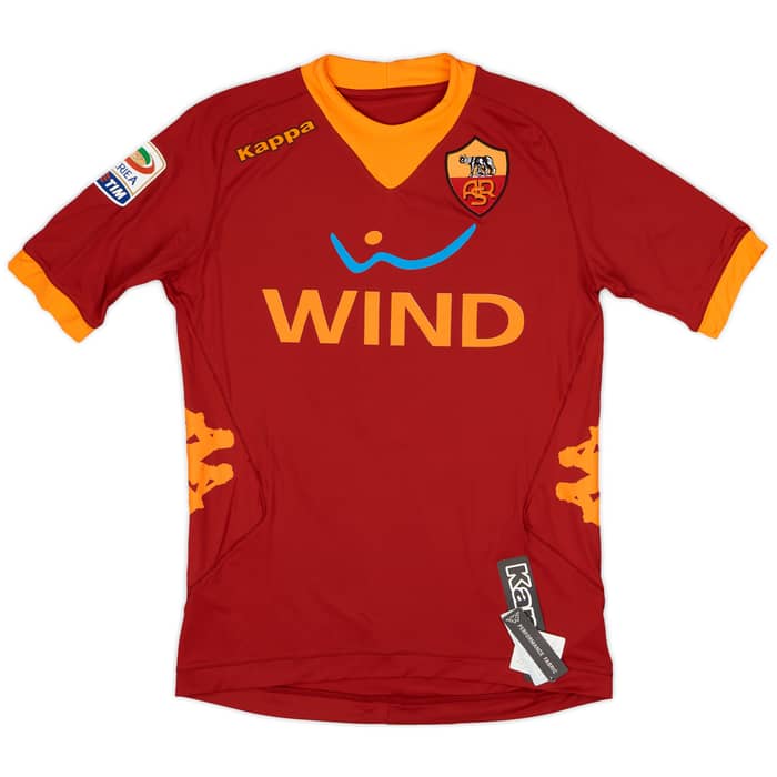 2011-12 Roma Home Shirt De Rossi #16 (M)
