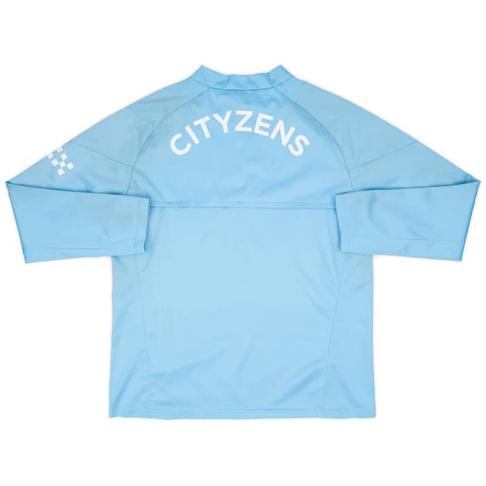2023-24 Manchester City Player Issue 1/4 Zip Rain Top - 5/10 - (L)