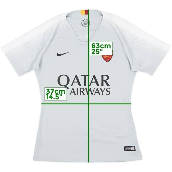 2018-19 Roma Away Shirt - 10/10 - (Women's S)