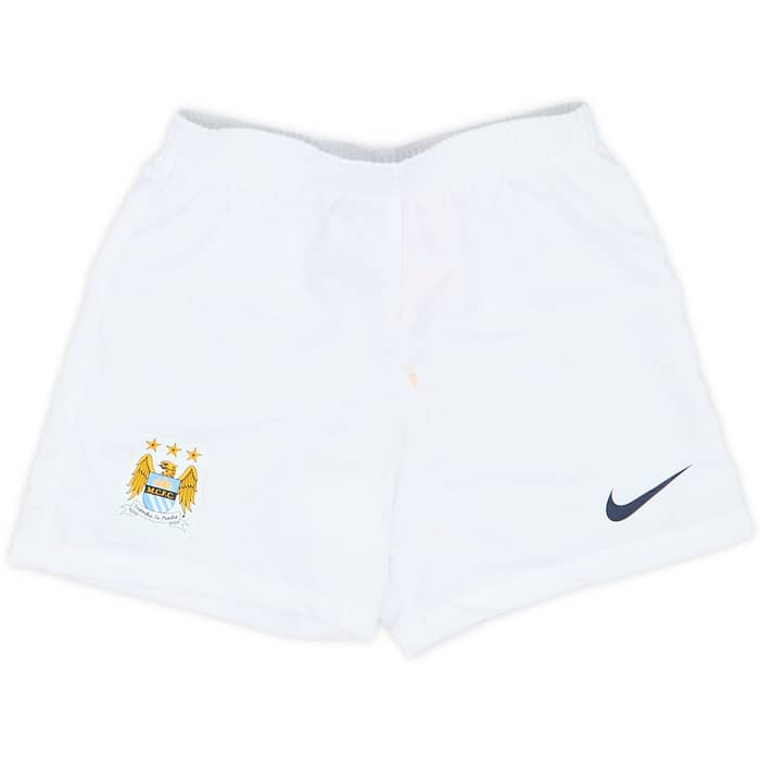 2013-14 Manchester City Home Shorts - 5/10 - (3-4 Years)