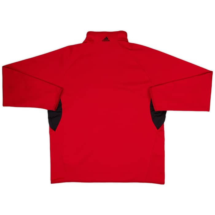2006-07 AC Milan adidas CL 1/4 Zip Drill Top - 8/10 - (L)