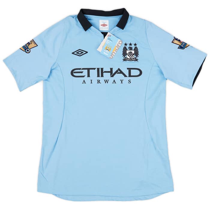 2012-13 Manchester City Home Shirt Kompany #4 (M)