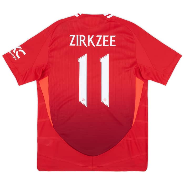 2024-25 Manchester United Home Authentic Shirt Zirkzee #11