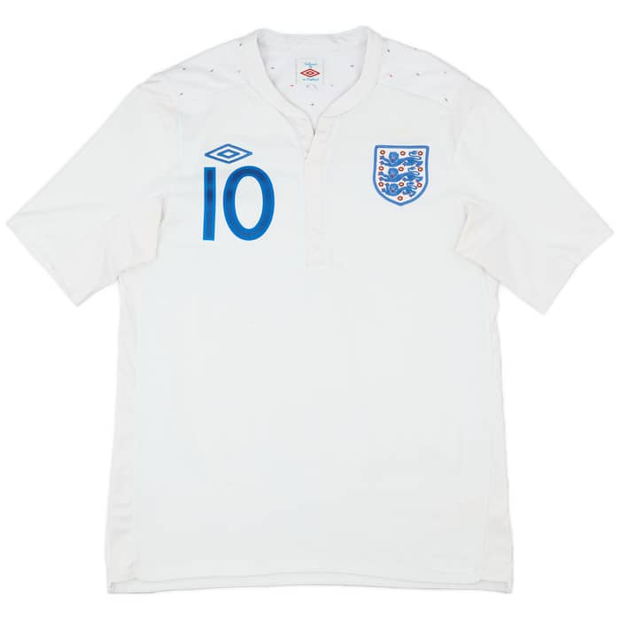 2010-11 England Home Shirt Rooney #10 - 7/10 - (M)