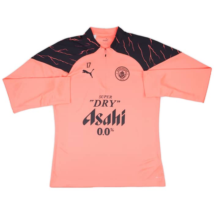 2023-24 Manchester City Player Issue 1/4 Zip Training Top #17 (De Bruyne) - (L)