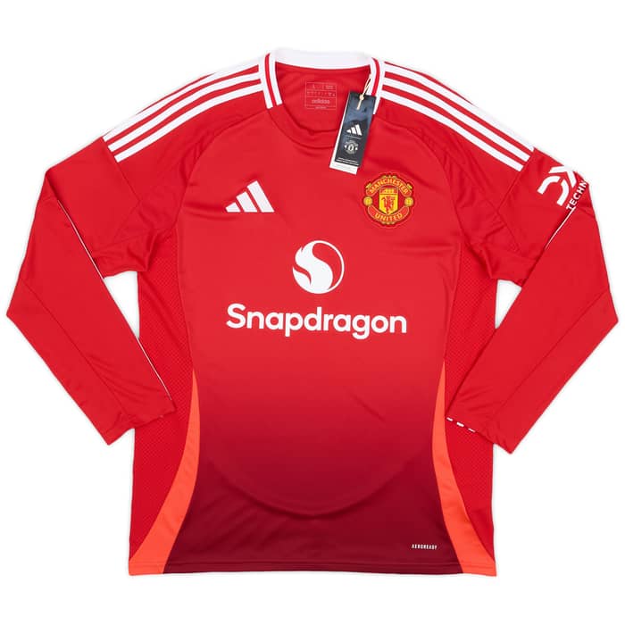2024-25 Manchester United Home L/S Shirt Zirkzee #11