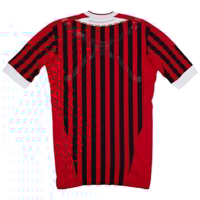 2011-12 AC Milan Player Issue Home Shirt - 8/10 - (L)