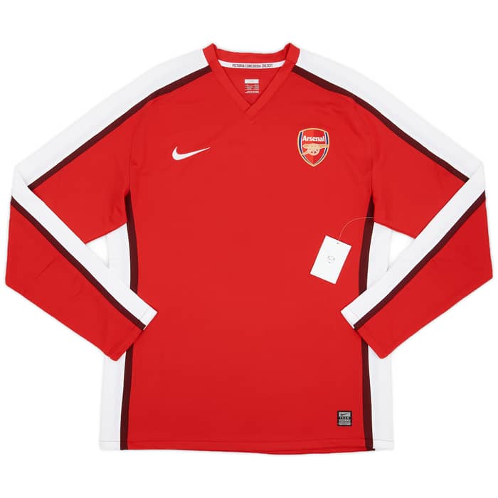 2008-10 Arsenal Player Issue Home L/S Shirt Fabregas #4 (XL)
