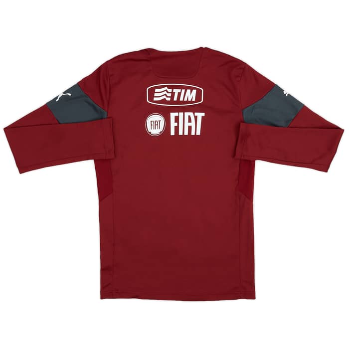 2014-15 Italy Puma L/S Training Shirt - 8/10 - (S)