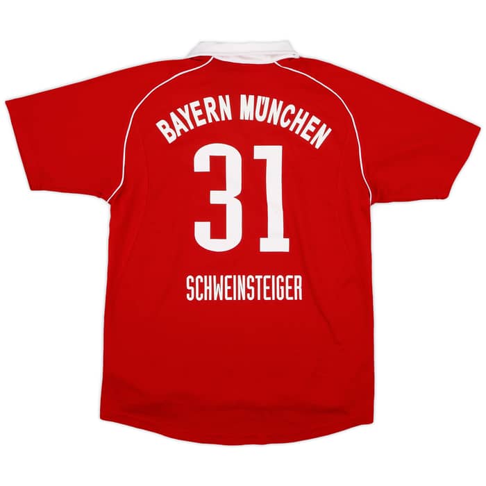 2005-06 Bayern Munich Home Shirt Schweinsteiger #31 - 6/10 - (XL.Boys)