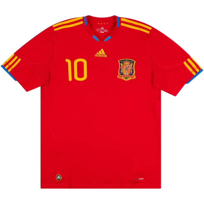 2009-10 Spain Home Shirt Fabregas #10