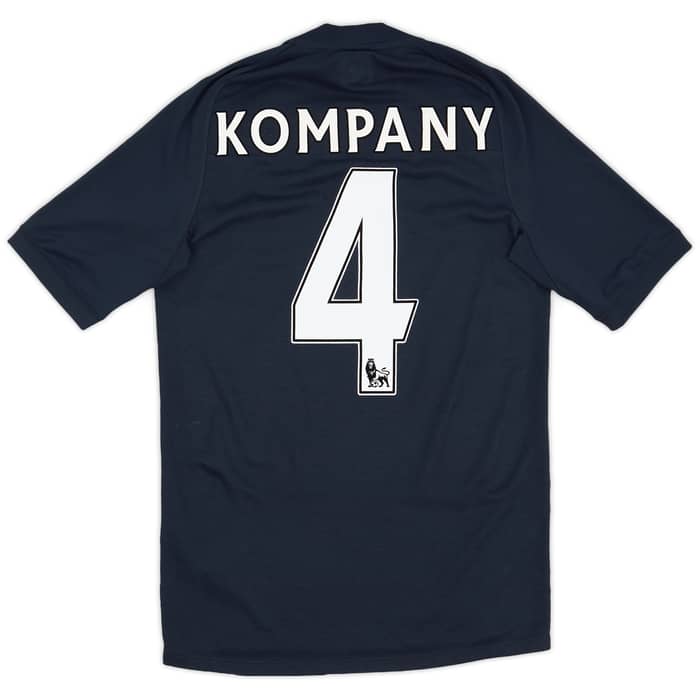 2010-12 Manchester City Away Shirt Kompany #4 (S)